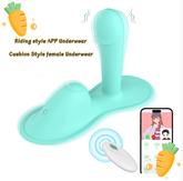 New App Controlled Couple Panty Vibrator Waterproof Vibrating Dildo Seat Vagina Clitoral Double G Spot Stimulator Adult Sex Toys